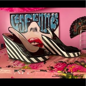 Vintage punk patent wedge
